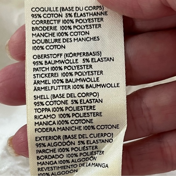 Free People Icing On Ivory Off Shoulder Cropped Boho Blouse Top Size Large - Picture 9 of 16